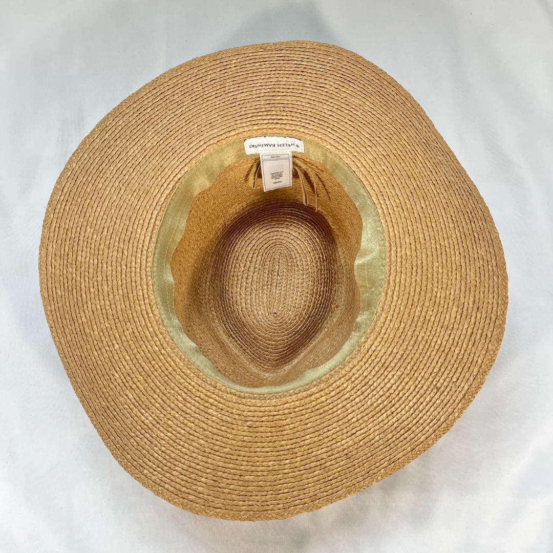 未使用 ヘレンカミンスキー ストローハット PLATH ラフィア ベージュ