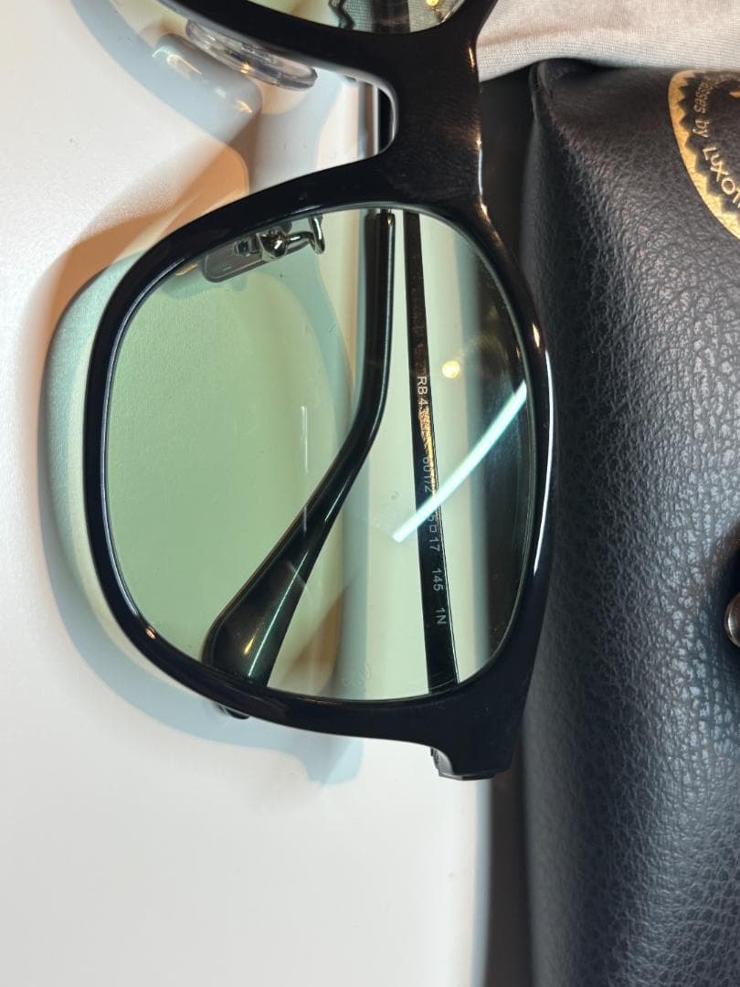 Ray-Ban RB4333D スクエア 黒緑 GEOfit 美品