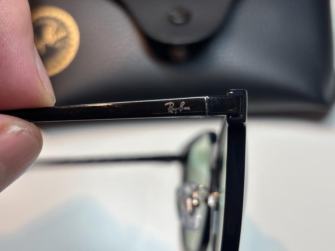 Ray-Ban RB4333D スクエア 黒緑 GEOfit 美品