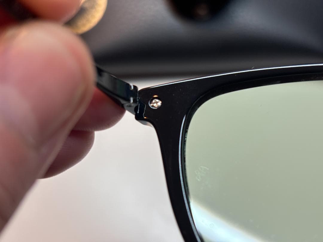 Ray-Ban RB4333D スクエア 黒緑 GEOfit 美品