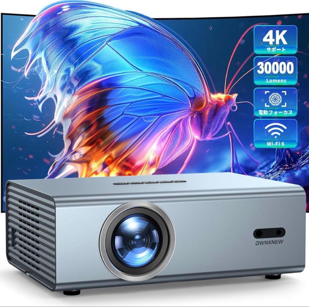 【2025最新電動フォーカス＆高輝度＆4K 】OWNKNEWプロジェクター