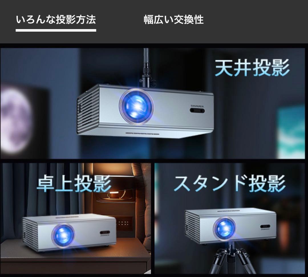 【2025最新電動フォーカス＆高輝度＆4K 】OWNKNEWプロジェクター