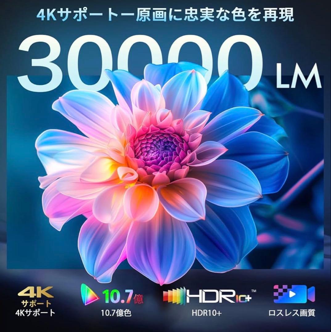 【2025最新電動フォーカス＆高輝度＆4K 】OWNKNEWプロジェクター