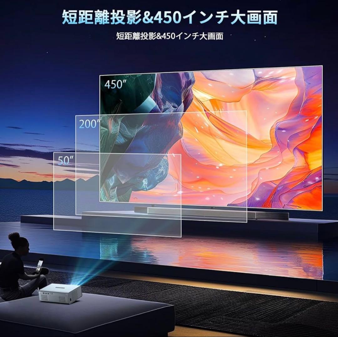 【2025最新電動フォーカス＆高輝度＆4K 】OWNKNEWプロジェクター
