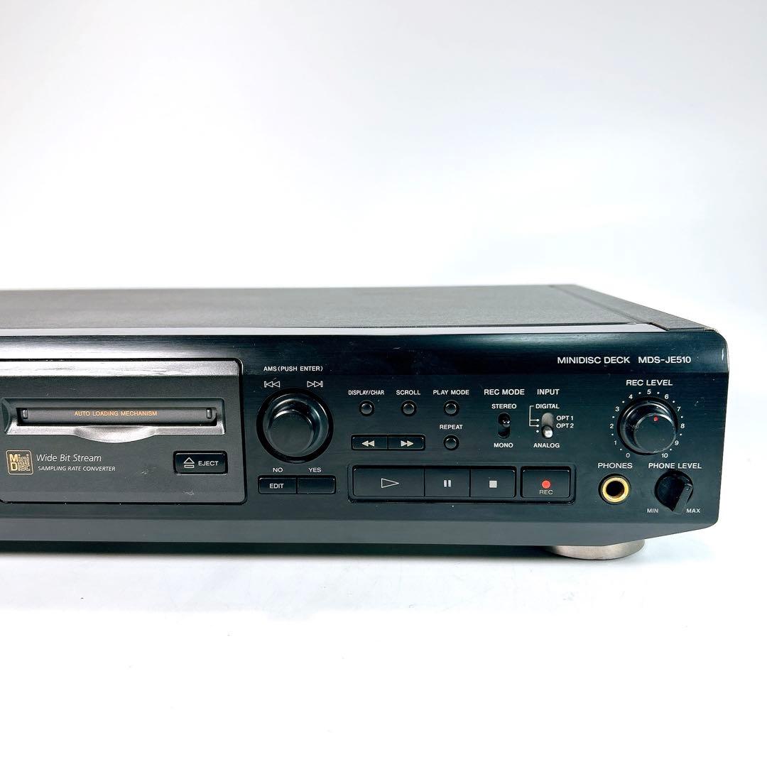 【再生OK】SONY MDレコーダー MDS-JE510 現状品