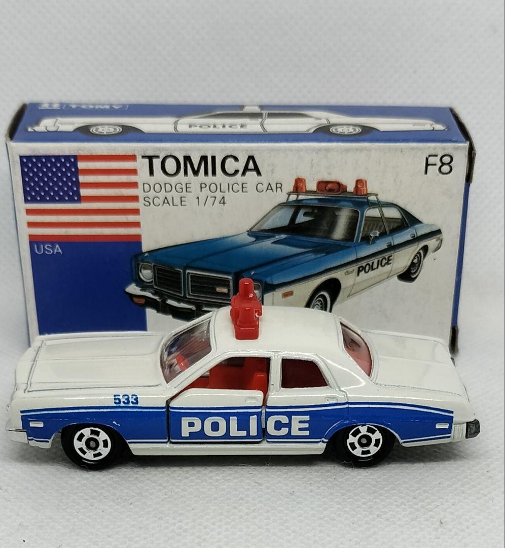 《青箱トミカF8-1-7》ダッジコロネットカスタム【アメリカンポリスカーフェアB