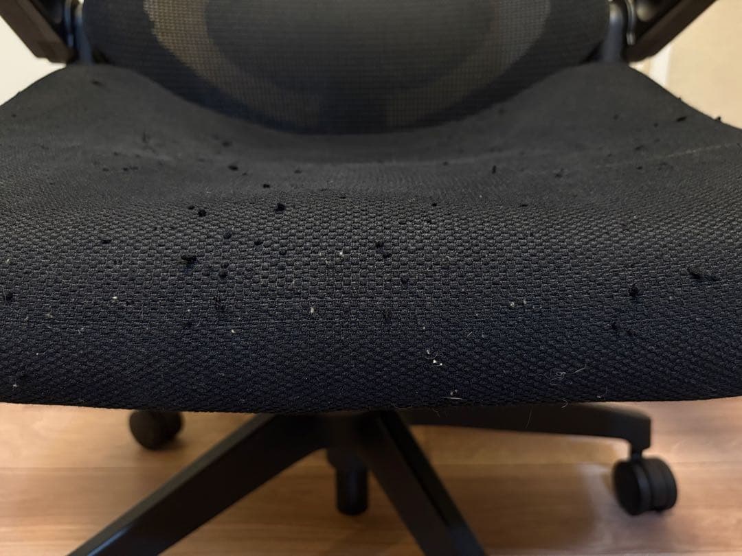 イトーキ アクトチェア ブラック+座面カバー付