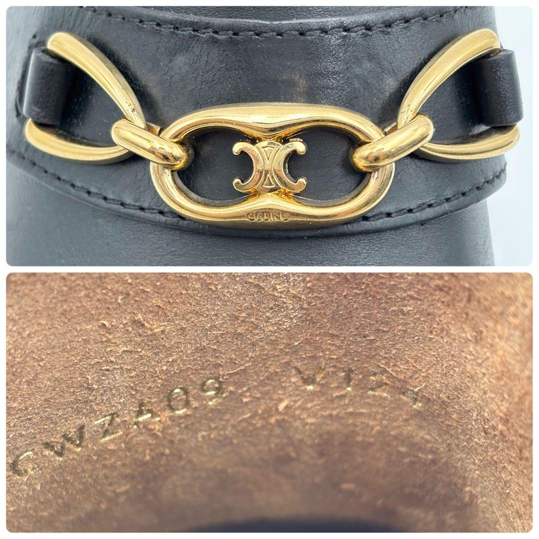 極美品 セリーヌ CELINE レ ボワ クロッグ ミュール サンダル シューズ