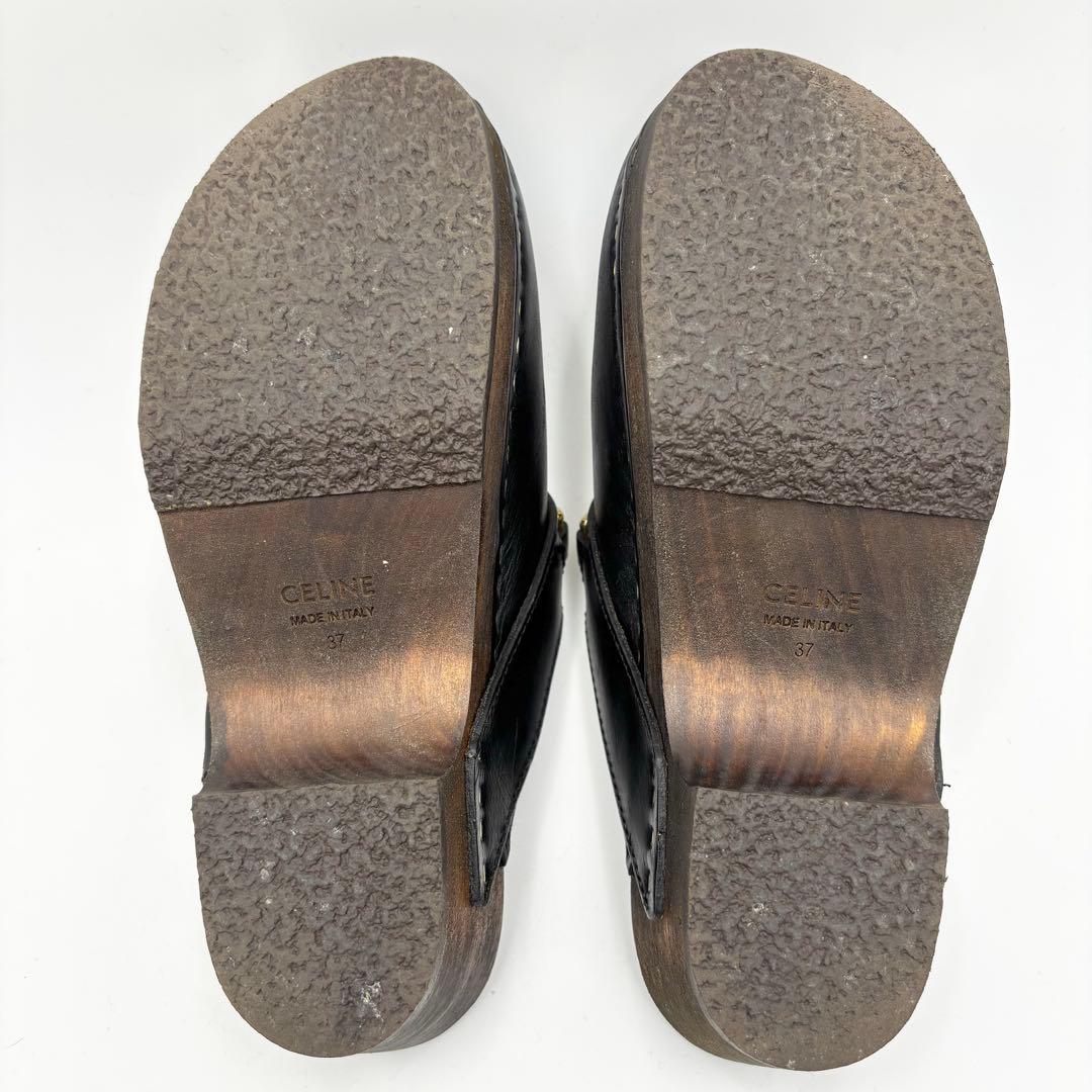 極美品 セリーヌ CELINE レ ボワ クロッグ ミュール サンダル シューズ