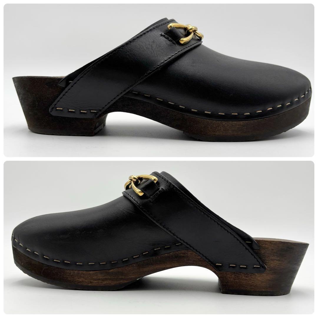 極美品 セリーヌ CELINE レ ボワ クロッグ ミュール サンダル シューズ