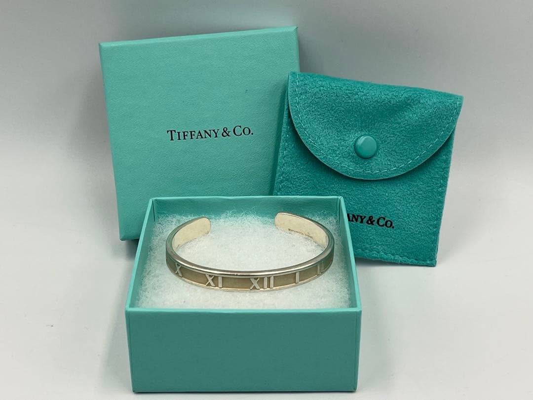 ティファニー アトラス バングル ブレスレット シルバー 925 箱・袋付き