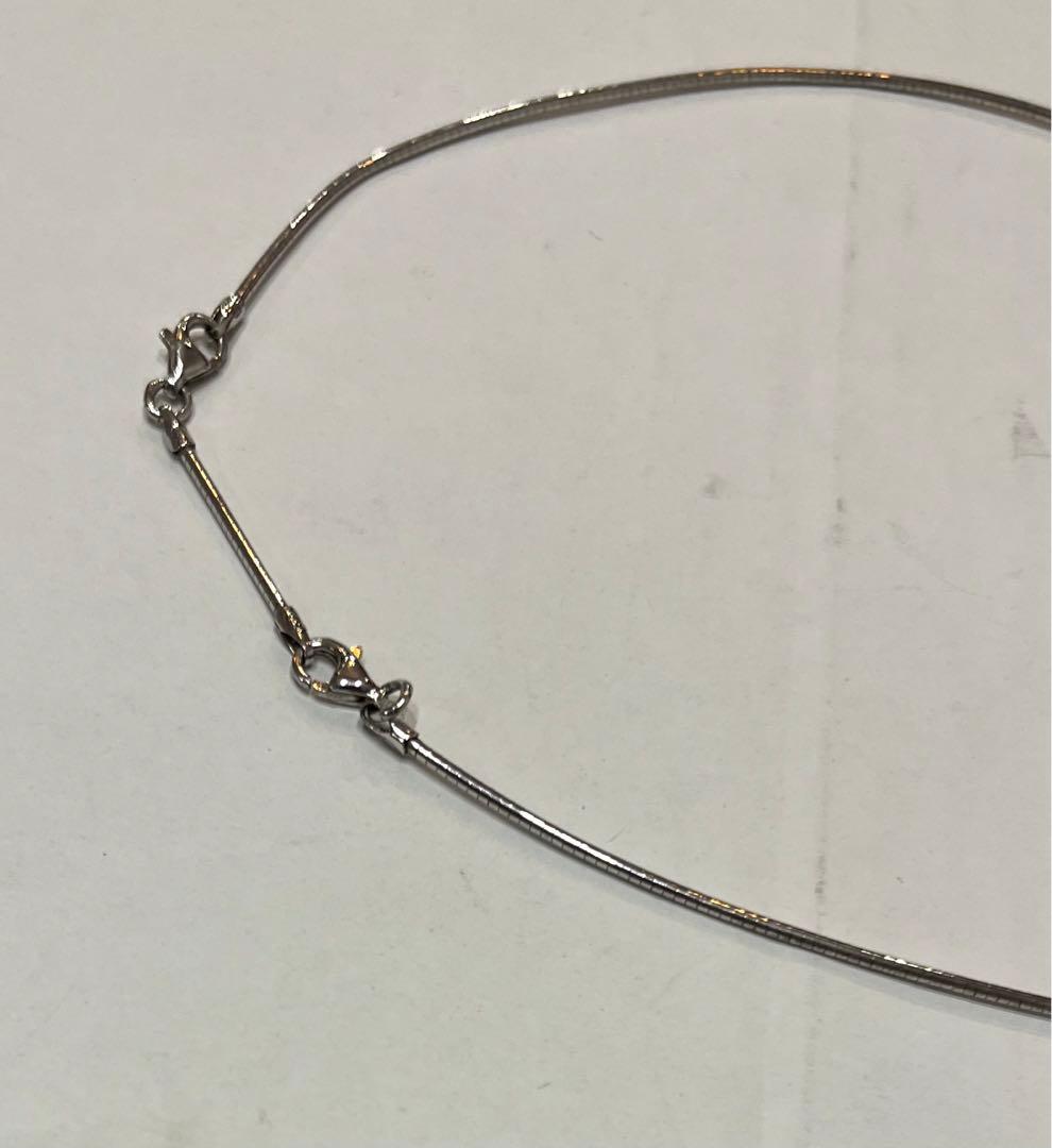 美品☆バカラ タリスマン イリゼ クリア ネックレス オメガチェーン