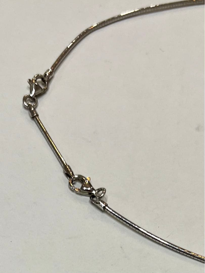 美品☆バカラ タリスマン イリゼ クリア ネックレス オメガチェーン