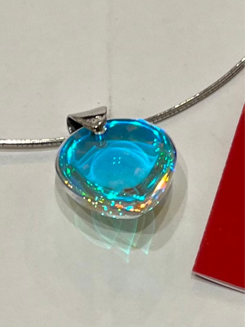 美品☆バカラ タリスマン イリゼ クリア ネックレス オメガチェーン