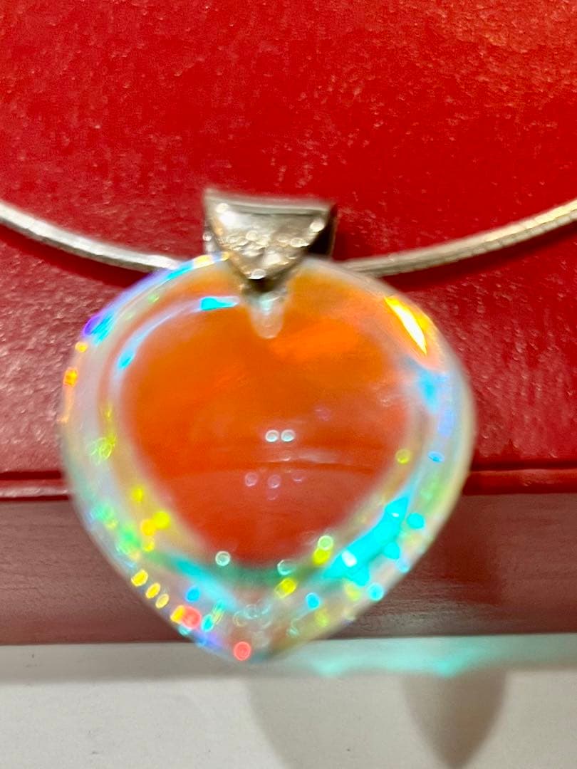 美品☆バカラ タリスマン イリゼ クリア ネックレス オメガチェーン