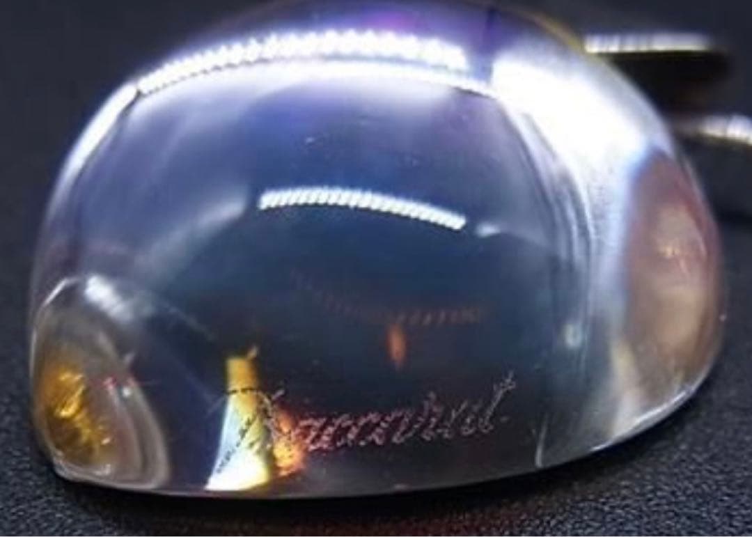 美品☆バカラ タリスマン イリゼ クリア ネックレス オメガチェーン