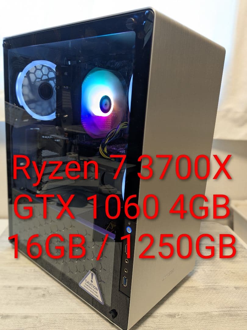 Ryzen 7 3700X GTX1060 16GB 1.2TB★ゲーミングPC