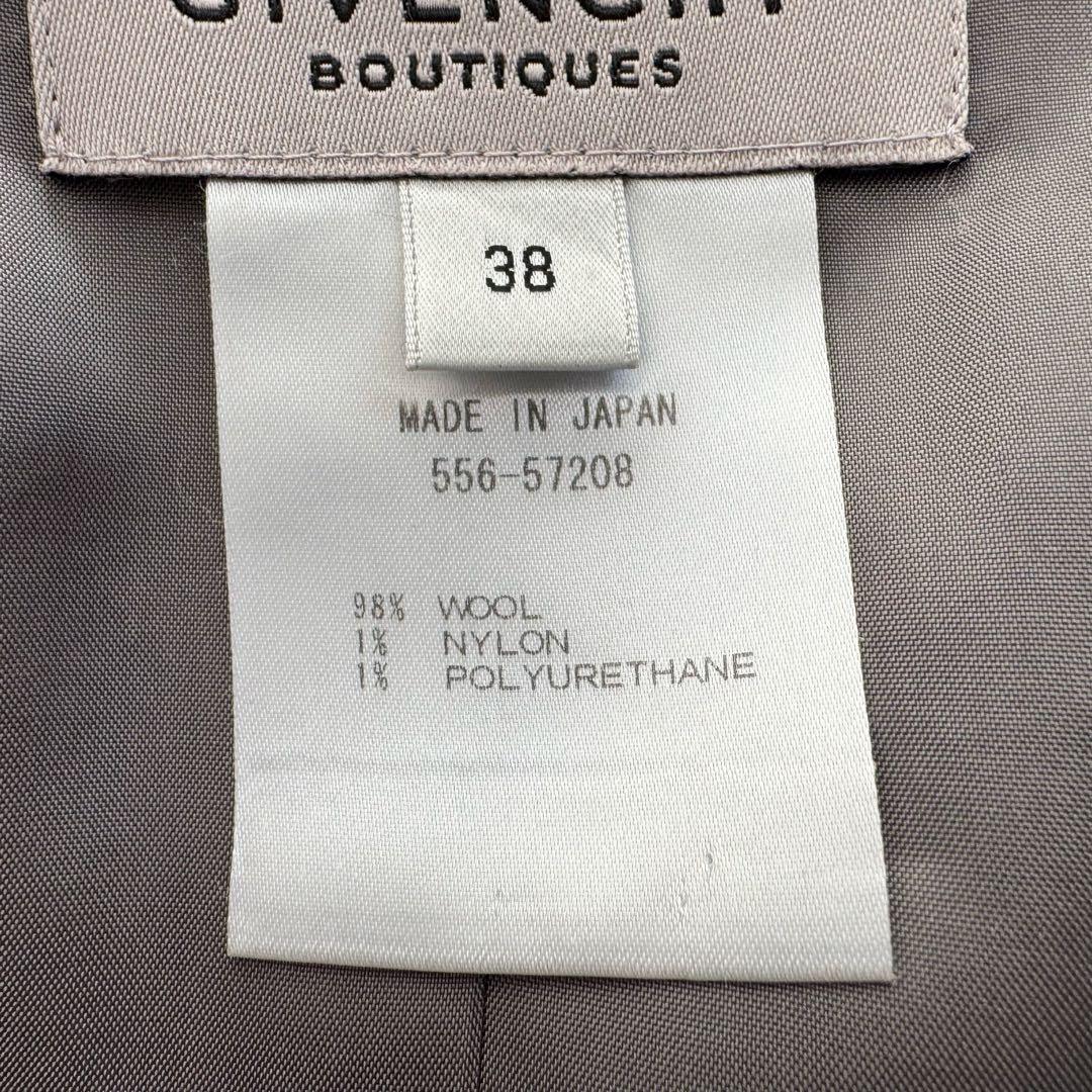 GIVENCHY ジバンシィ ジャケット ウール レディース ベルト付き