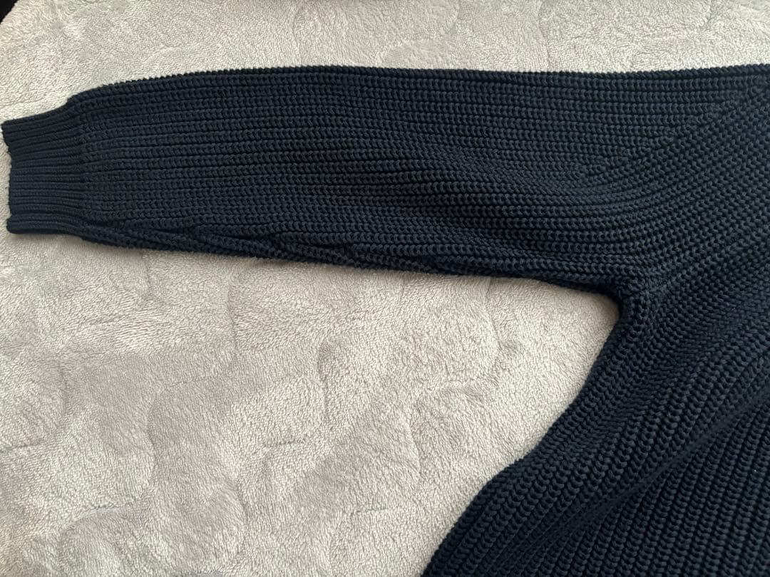 BATONER クルーネックニット　ネイビー