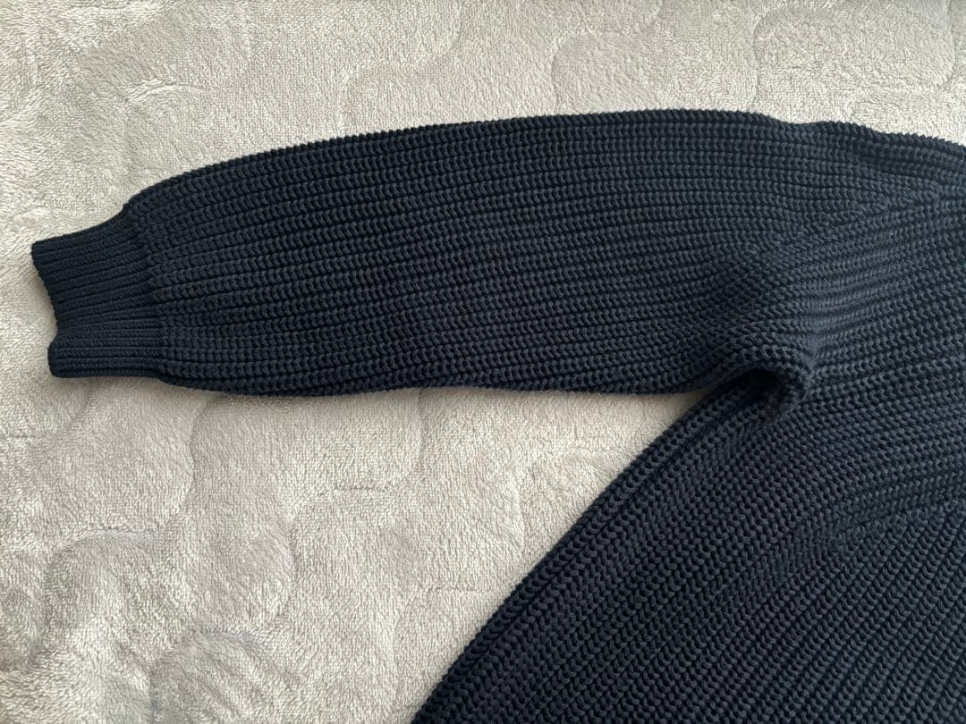 BATONER クルーネックニット　ネイビー