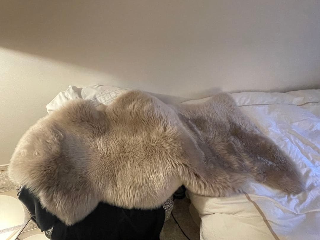 ロンハーマン別注 ムートンラグ ライトブラウン