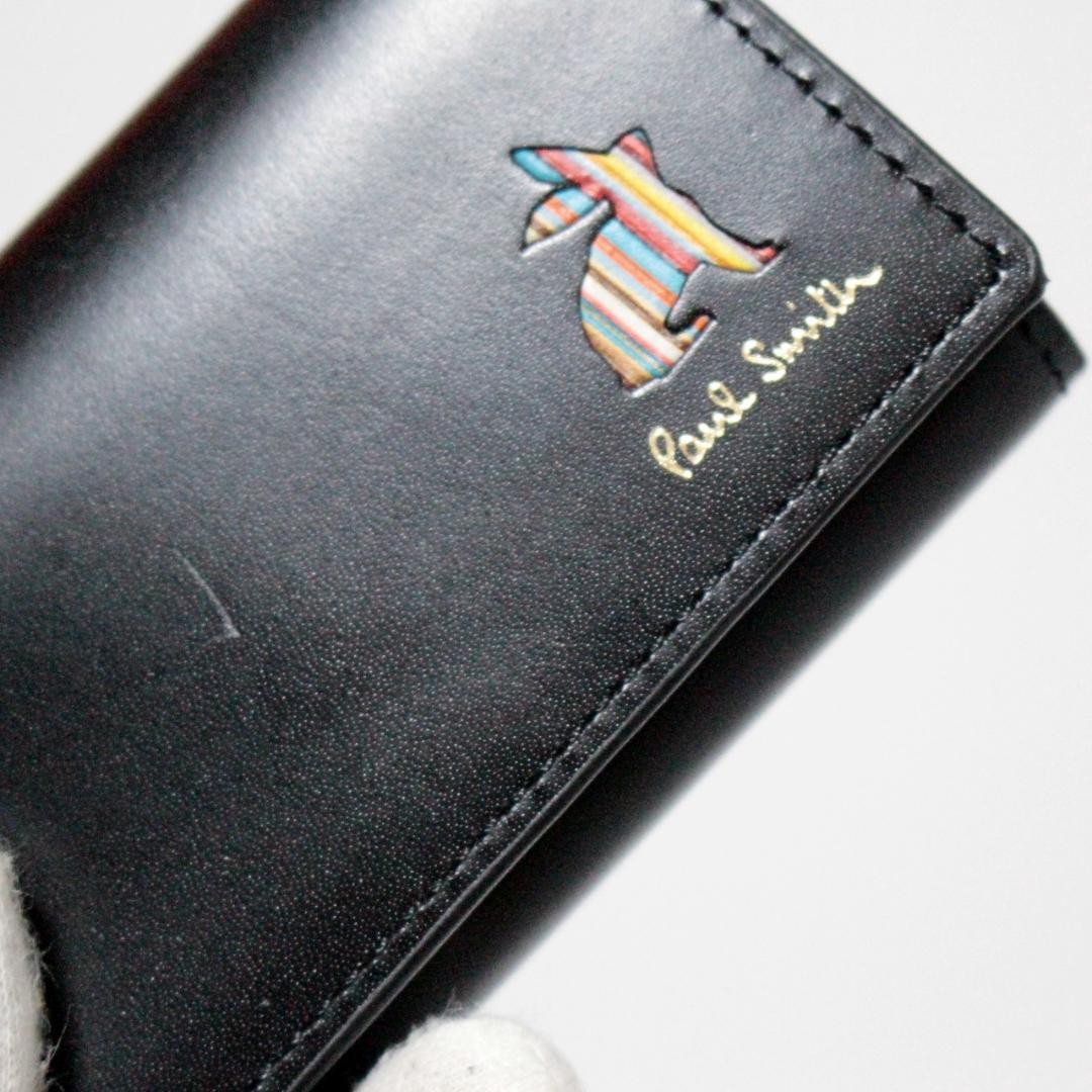 未使用 ポールスミス 箱付 ラビット 5連式 レザーキーケース