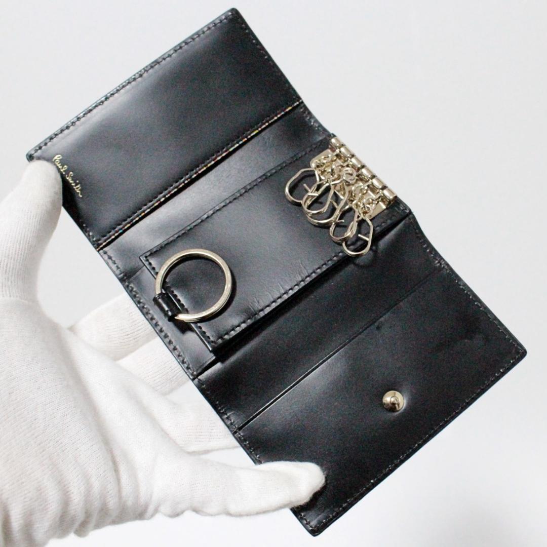 未使用 ポールスミス 箱付 ラビット 5連式 レザーキーケース