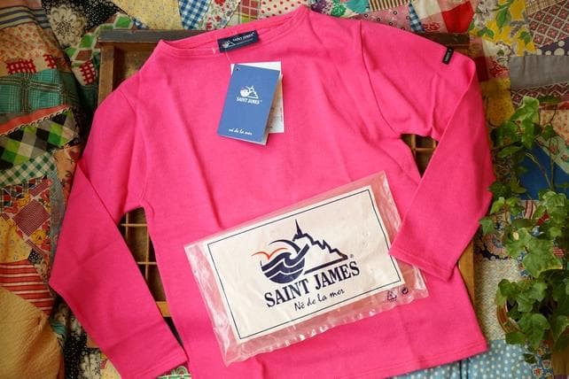 セントジェームス 新品 希少カラー オルキデ ウェッソン ピンク タグ付き