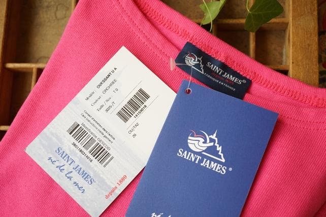 セントジェームス 新品 希少カラー オルキデ ウェッソン ピンク タグ付き