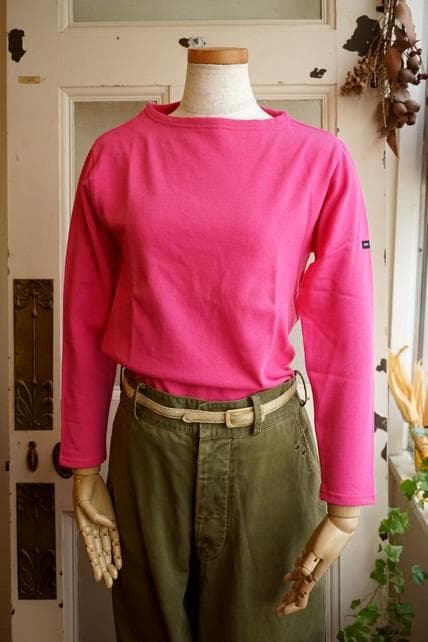 セントジェームス 新品 希少カラー オルキデ ウェッソン ピンク タグ付き