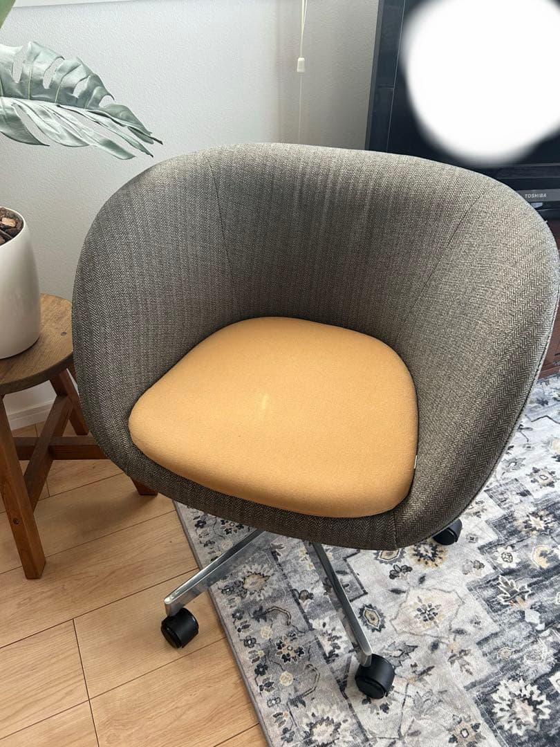 ERNEE DESK CHAIR_ASH(BR)　エルネデスクチェア