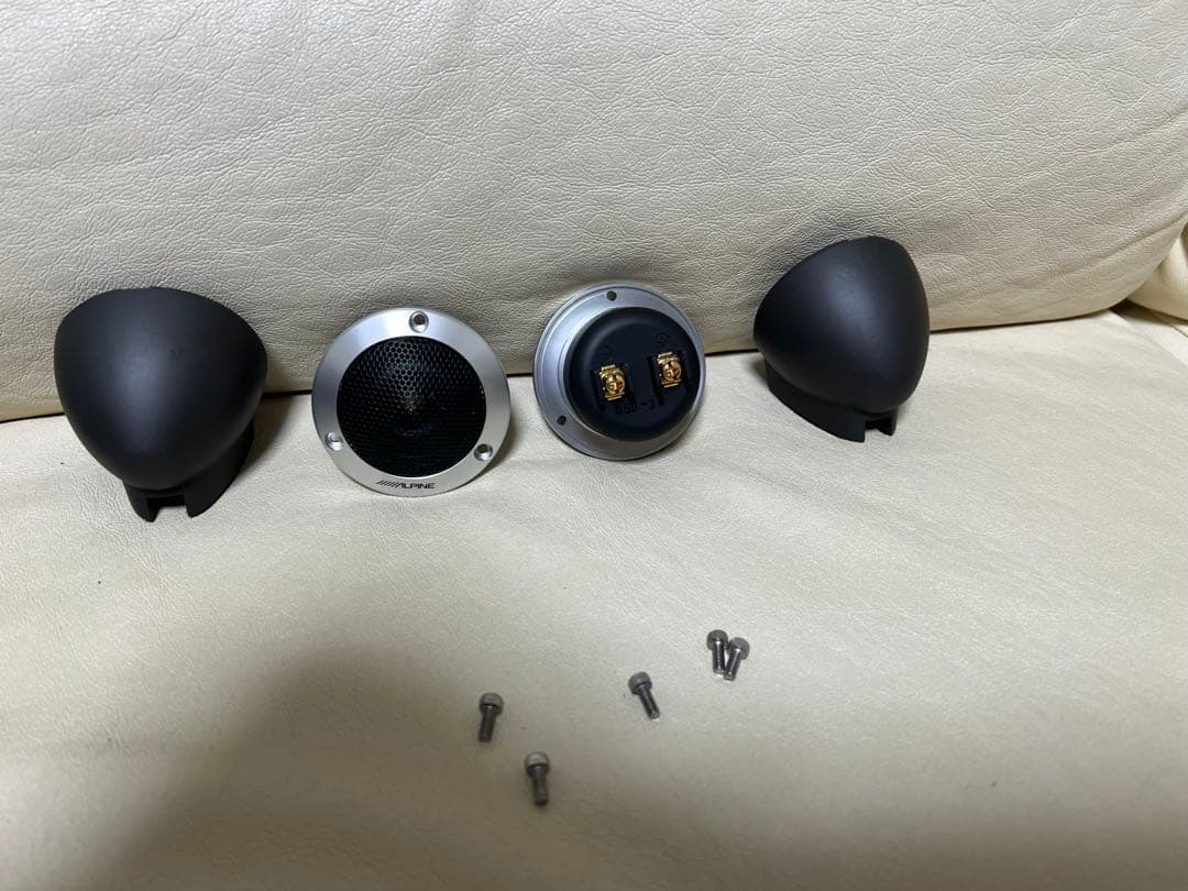s*n様 Alpine dlx-f30t ツィーター スピーカー ブラック＆シル
