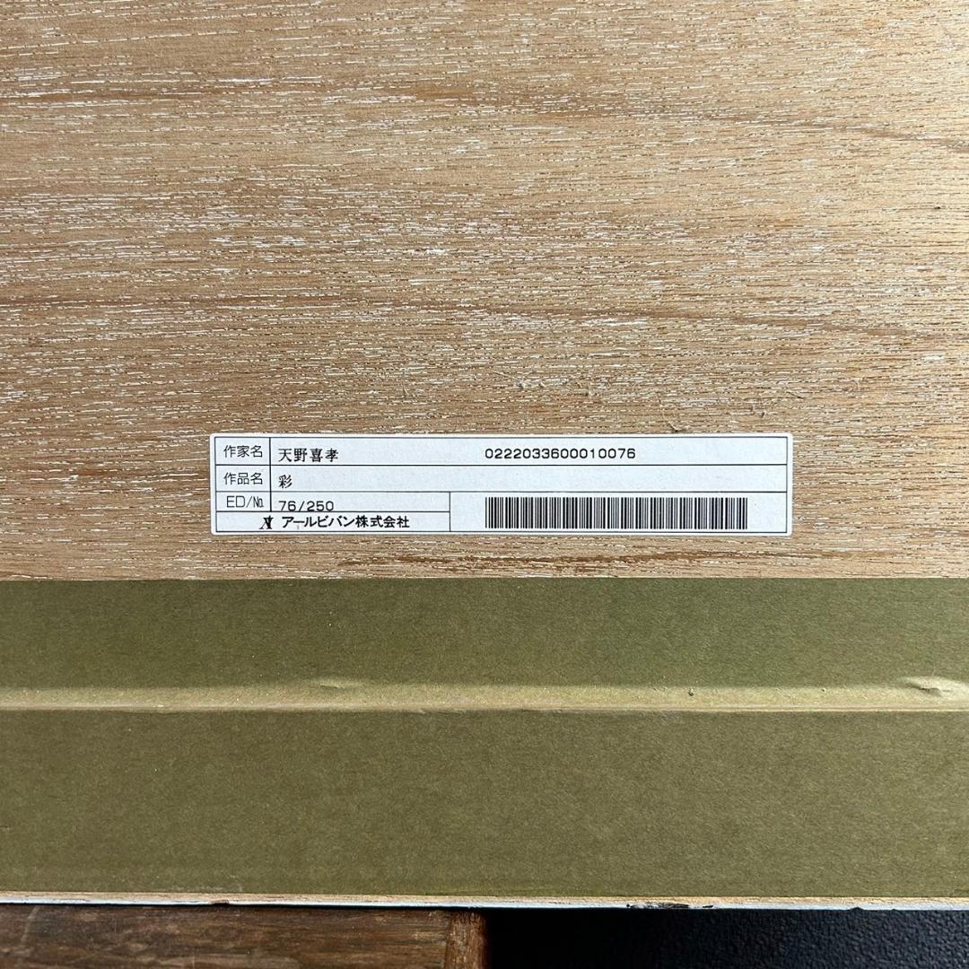天野喜孝「彩」リトグラフ 直筆サイン入り 25号 大作 ファイナルファンタジー