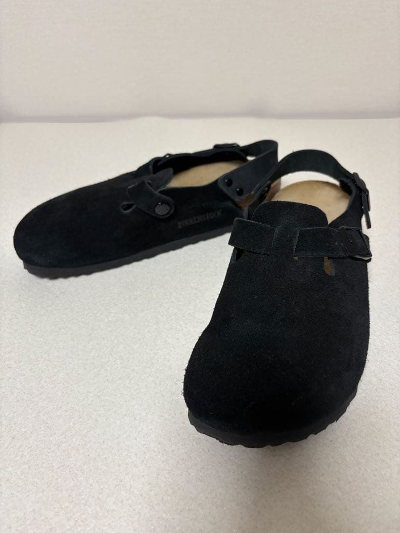 【美品】ビルケンシュトック tokio スエード サンダル黒38（24.5cm）