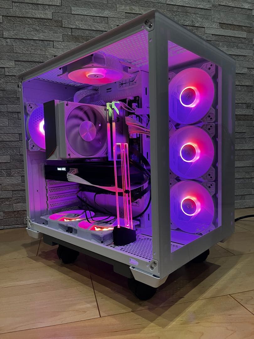 【ARGBファン7個付属】RAIJINTEK　ホワイトPCケース白