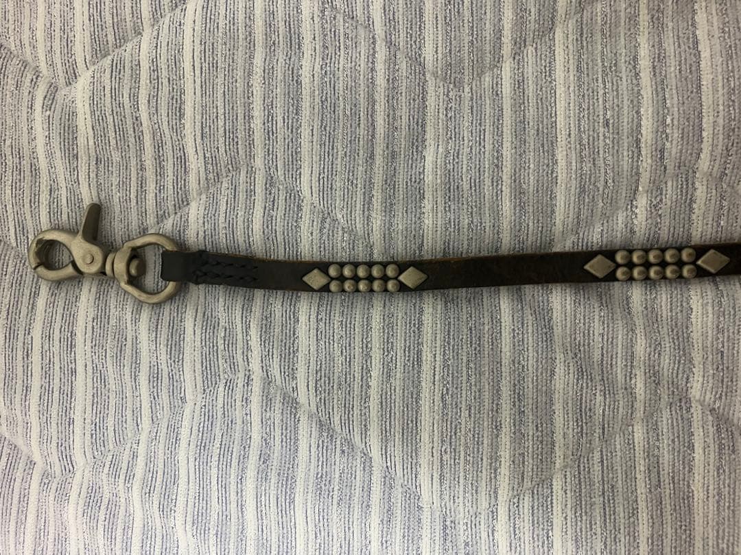 WOLFS HEAD ウルフズヘッド ウォレット コード スタッズ　藤井フミヤ着