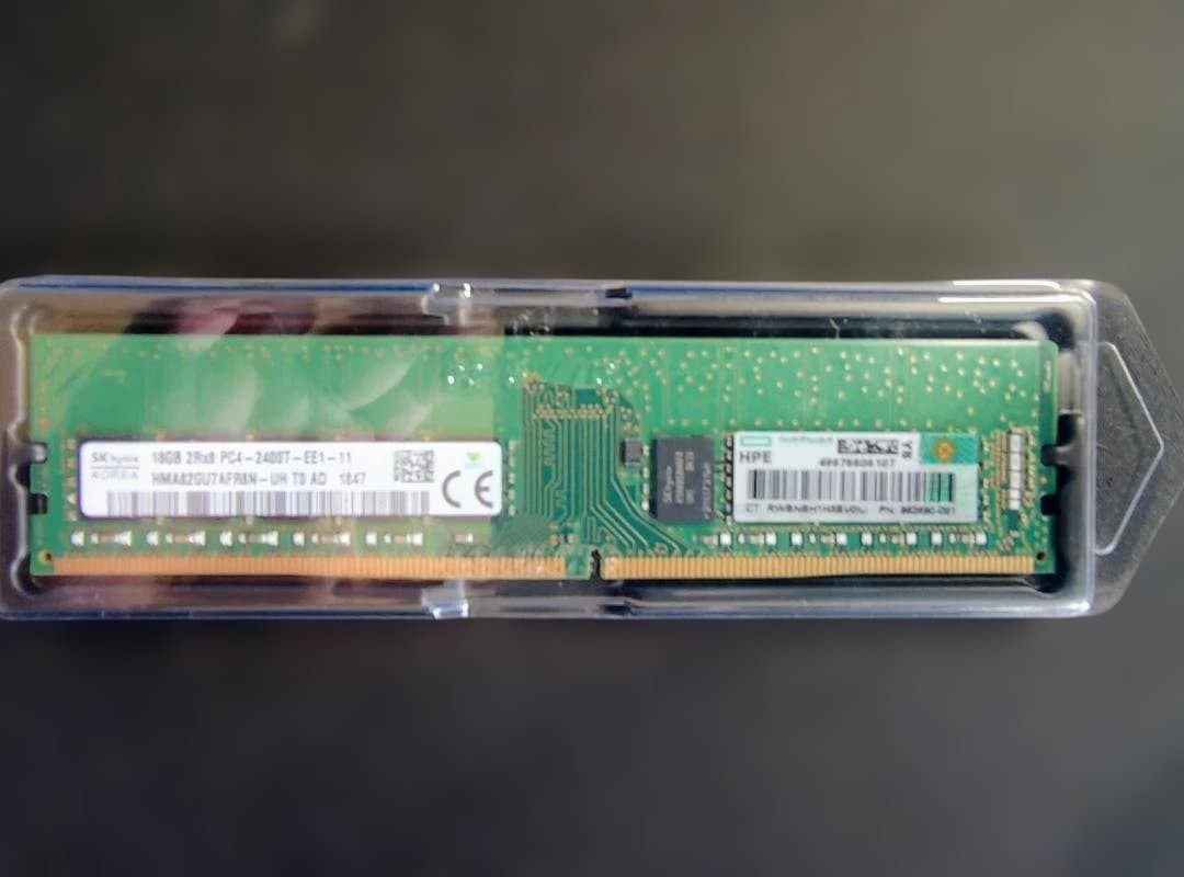 HP純正メモリ DDR4 PC4-2400T 16GB ECC サーバー用