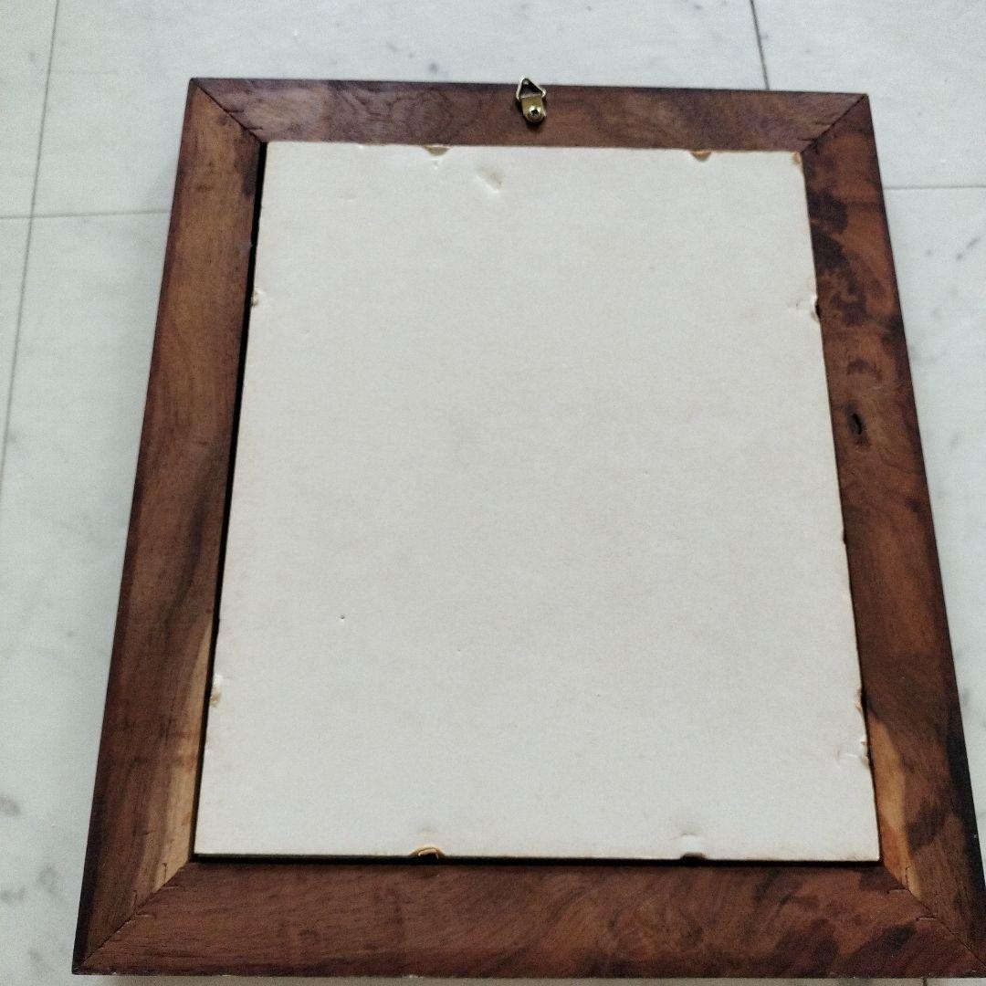 ハワイ コアウッド製額縁1990年代当時物『ユナイテッドエアライン』①ビンテージ