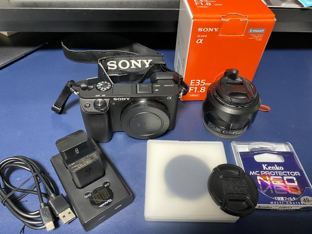 【週末限定価格】SONY α6400＋E35mm F1.8セット　ミラーレス一眼