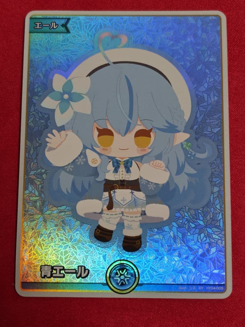 ホロライブカード 雪花ラミィ OUR UR 青エールの3枚セット