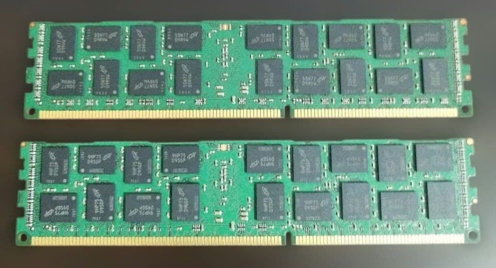 サーバーPC用 ECCメモリ 16GB×2枚 2R×4 PC3L-12800R