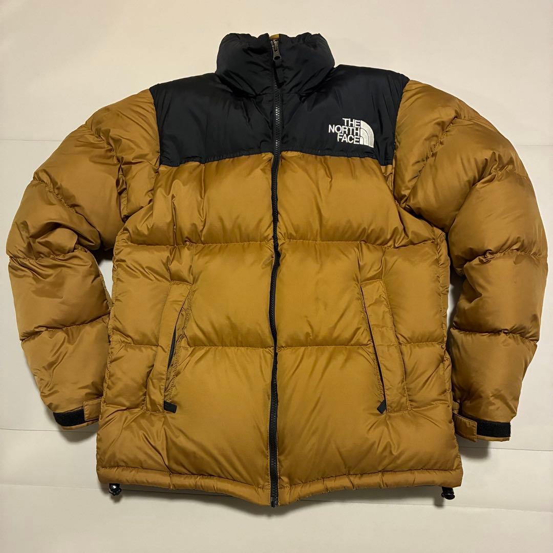【美品】THE NORTH FACE ダウン　ヌプシ　ユーティリティブラウン