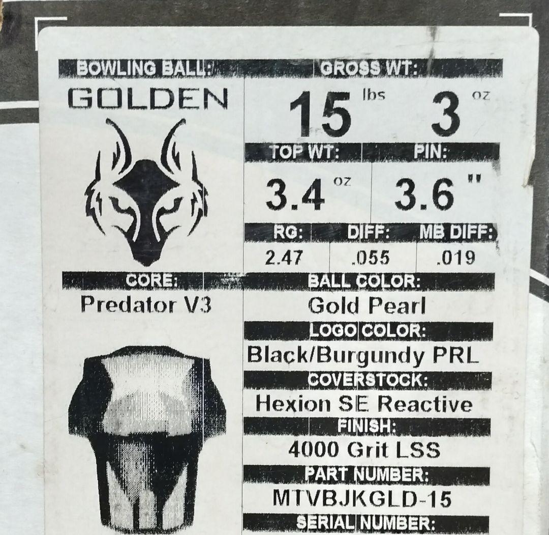 未使用　MOTIV ゴールデンジャッカル 15ポンド