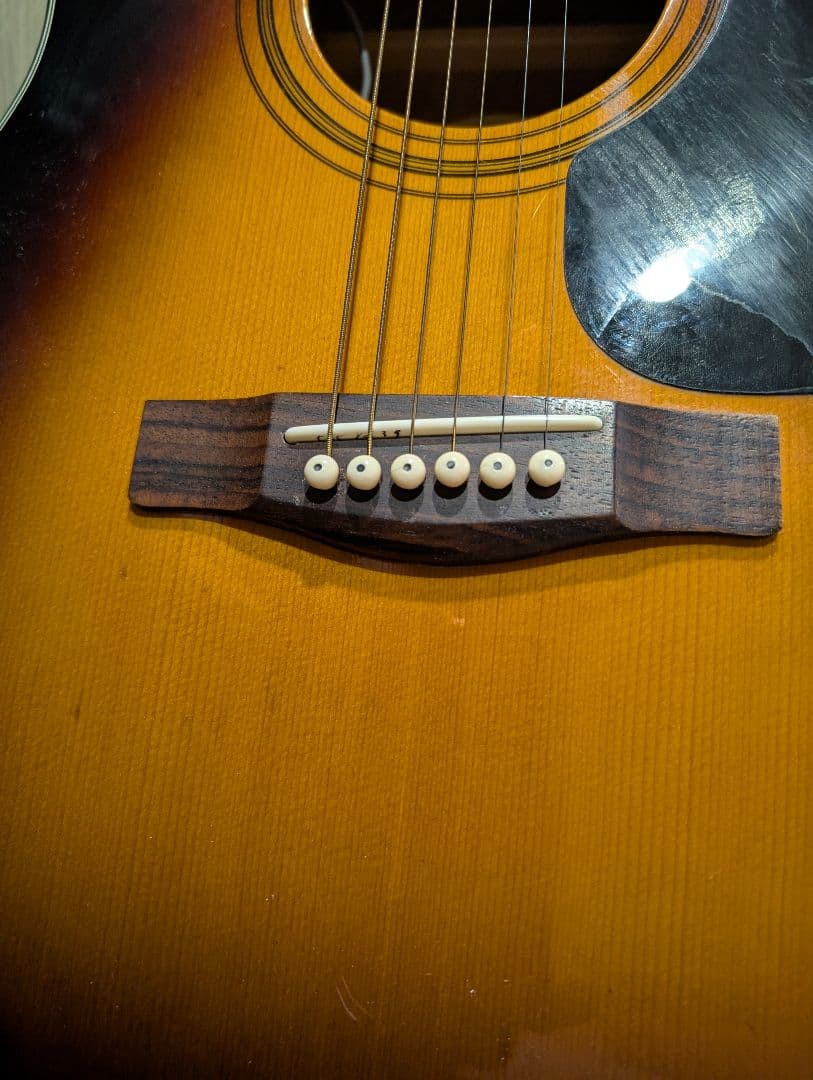 良音/YAMAHA　F39PJ/TBS 改FISHMANエレアコ 弦低め