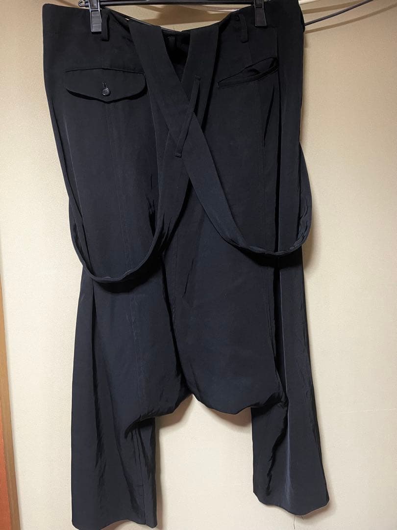 BLACK COMME des GARCONS 22SS 吊りサルエルパンツ