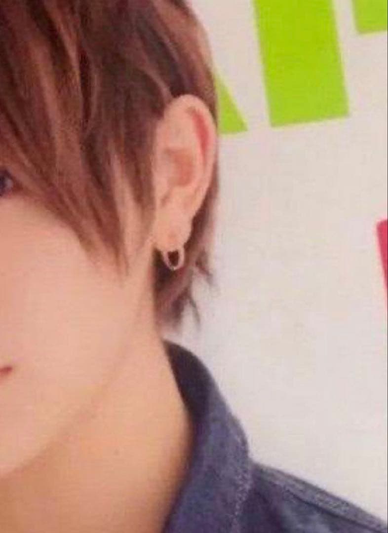 新品未着用　山田涼介さん私物着用　エクスポジションダイヤフープピアス