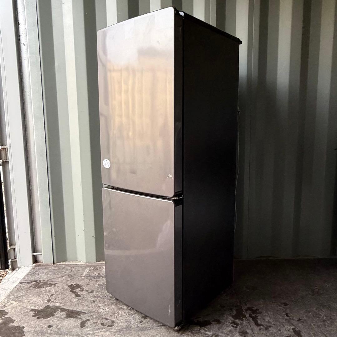 運搬取付無料！アッシュブラック純正Haierおしゃれスリム冷蔵庫！完動超美品！