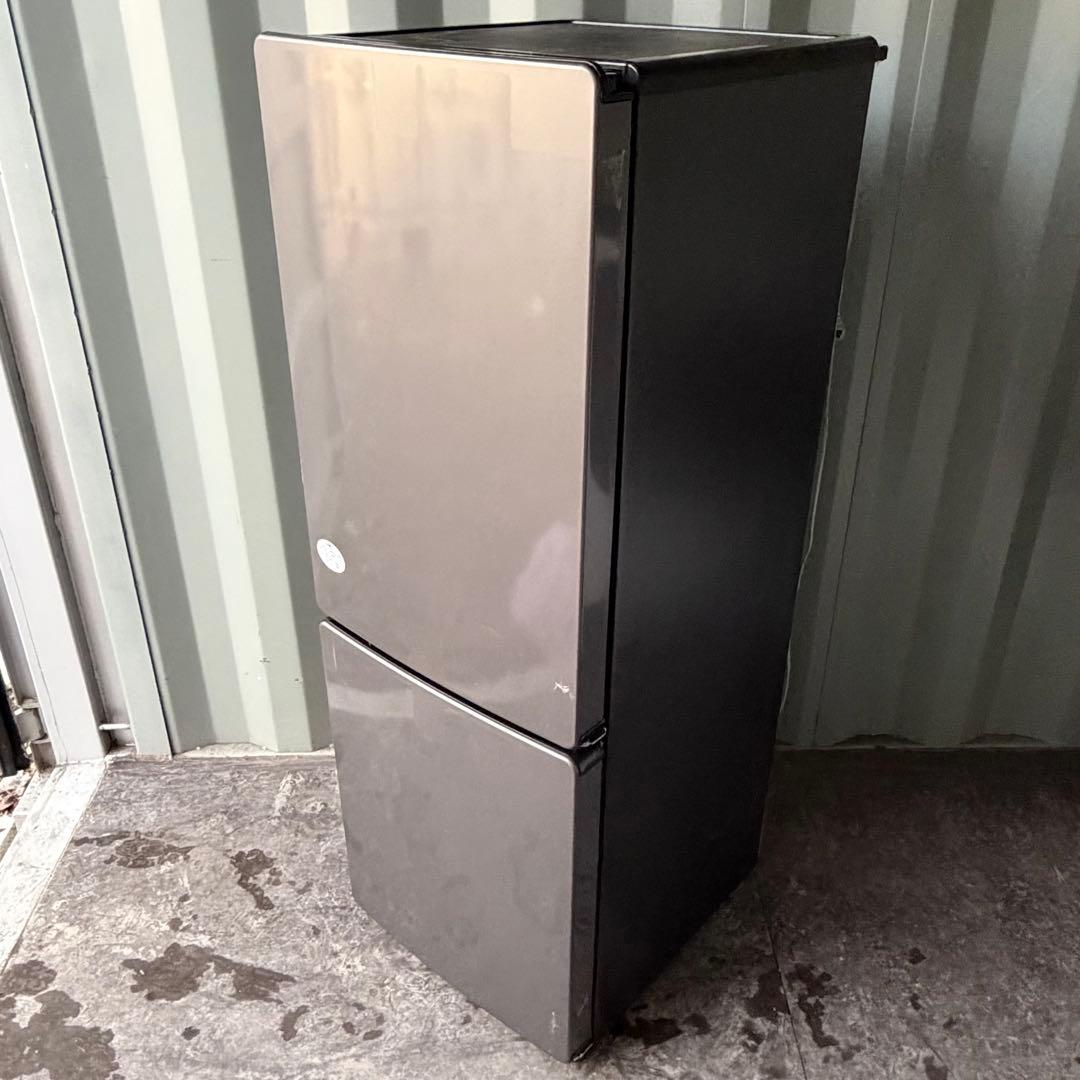 運搬取付無料！アッシュブラック純正Haierおしゃれスリム冷蔵庫！完動超美品！