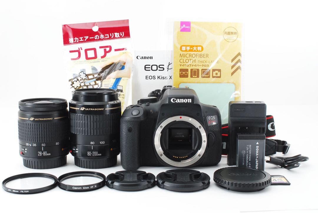Canon EOS Kiss X8i 標準＆望遠ダブルレンズセッ ト