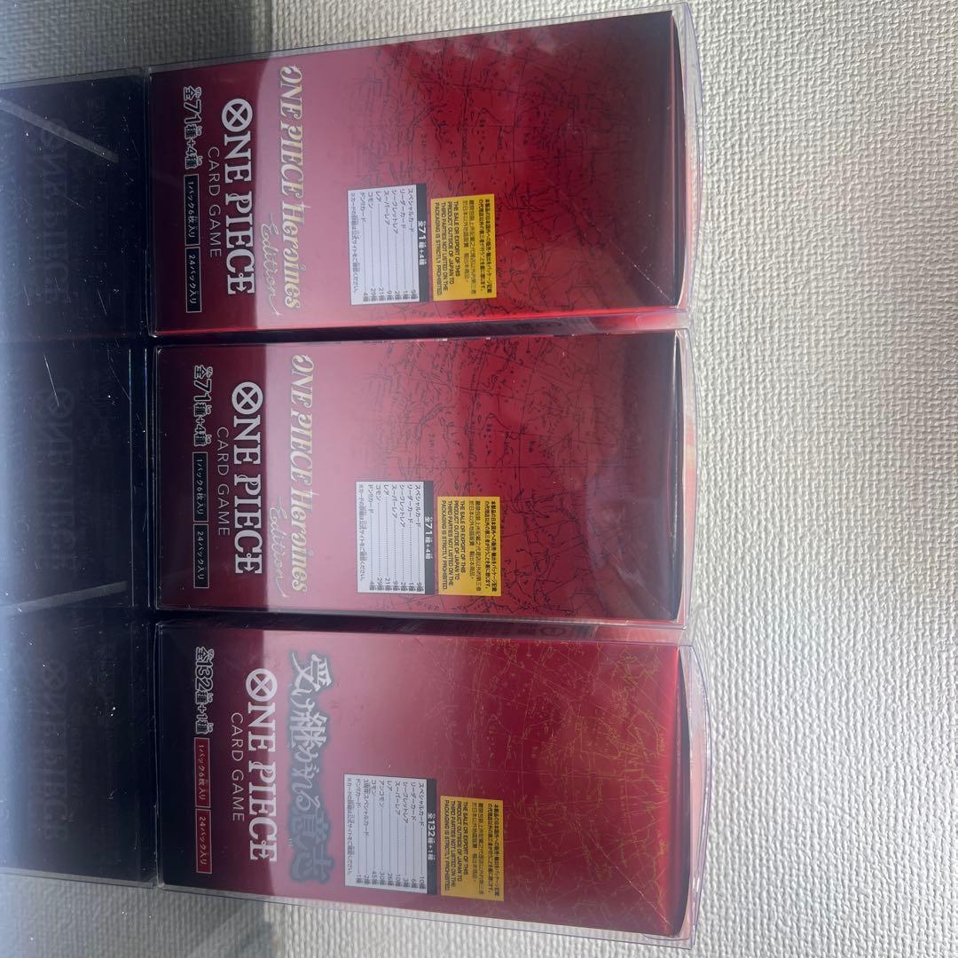 ONE PIECE 受け継がれる意思1BOX　heroines2BOX